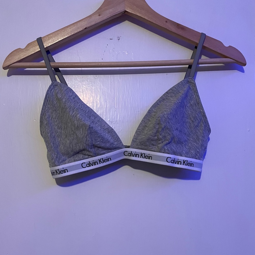 grey bralette